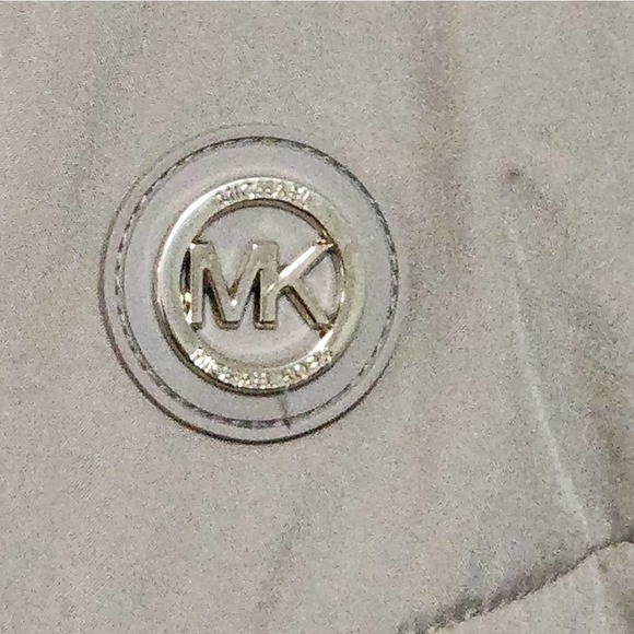 Michael Kors tan Taupe long puffer coat faux fur trim plus size 3X NEW!!! - Picture 5 of 14